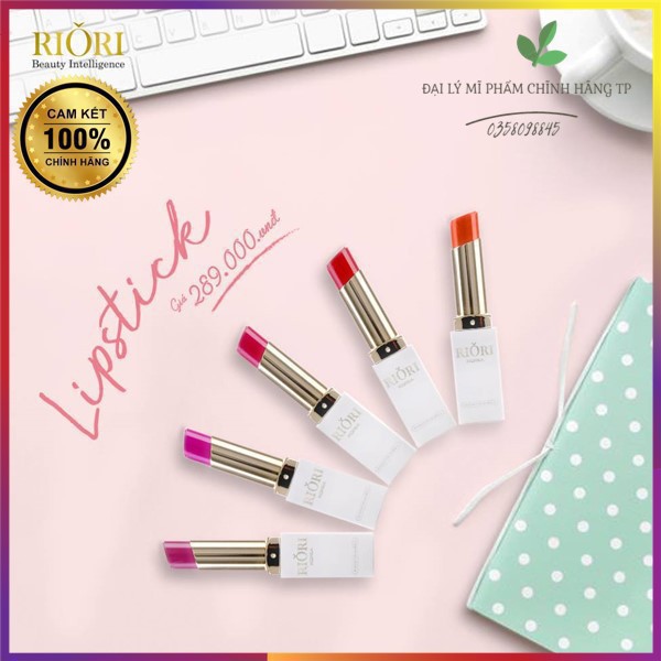 [MĐ]  Son Dưỡng Môi RIORI Lipstick 5 Màu[RFEESHIP]. Để có bờ môi quyến rũ, thu hút mọi ánh nhìn💄Son Dưỡng không chì💄