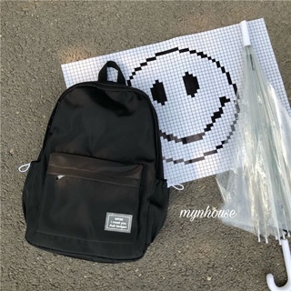 BALO TRƠN BASIC ULZZANG B03 (Sẵn)