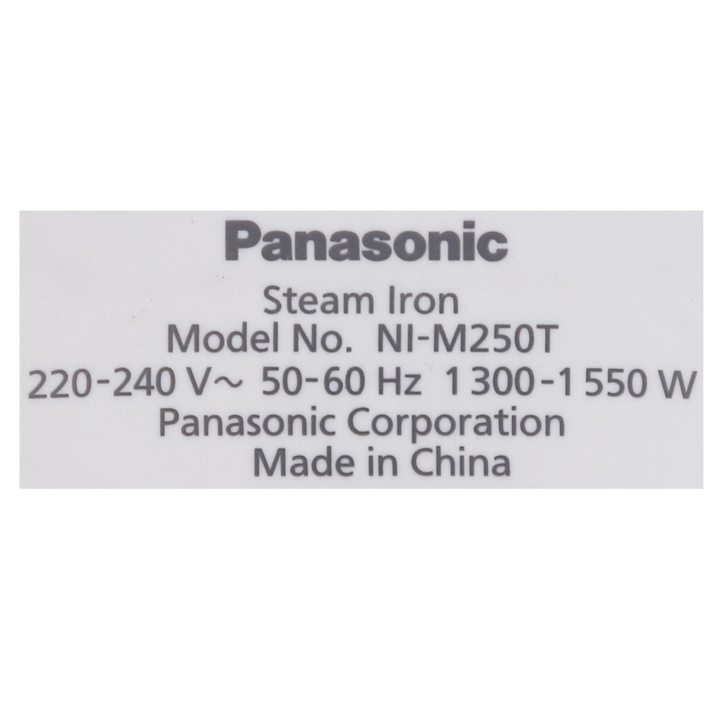 Bàn ủi hơi nước Panasonic NI-M250TPRA