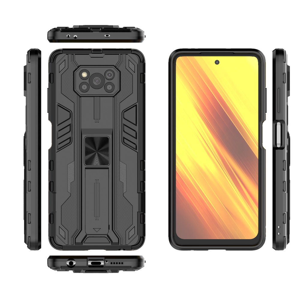 ỐP LƯNG IRON MAN VER 3 POCO X3 / X3 PRO CHỐNG SỐC GIÁ ĐỠ XEM PHIM CHẤT ĐẸP