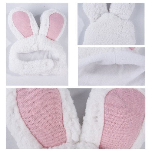 Mũ Tai Thỏ Giữ Ấm Cho Chó Mèo Dễ Thương , Xinh Xăn - PET 2021