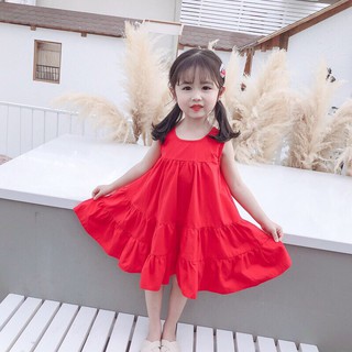 Áo đầm kèm nón cho bé