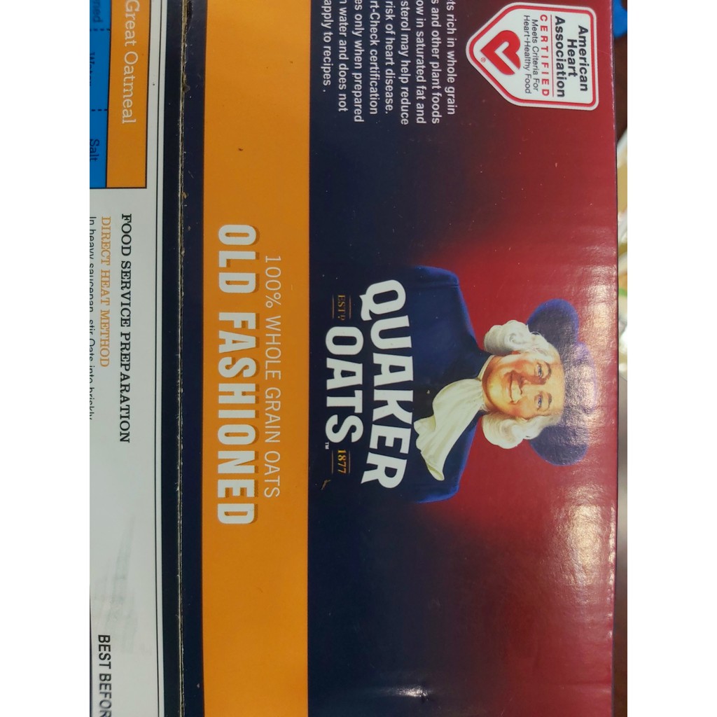 Yến Mạch Quaker Oast Thùng 4,52kg Mẫu Mới Thùng Vàng ( Nguyên Hạt Cán Mỏng ) | BigBuy360 - bigbuy360.vn