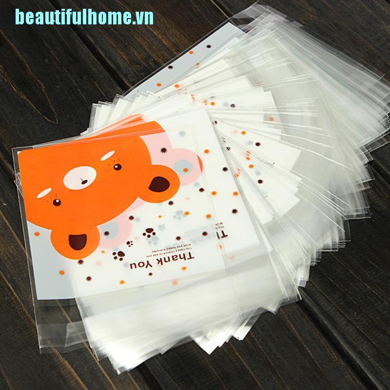 Bộ 100 Miếng Kính Hình Gấu Dễ Thương