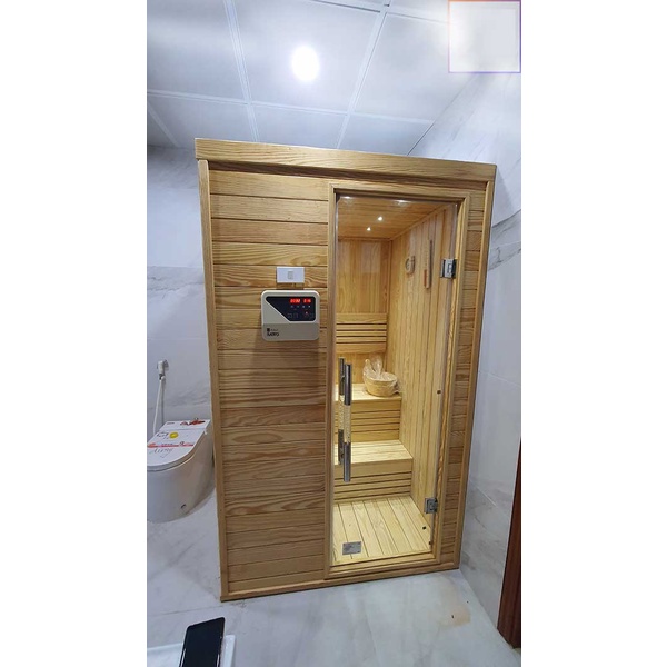 Phòng xông hơi khô gỗ thông nhập khẩu giá rẻ - EM331