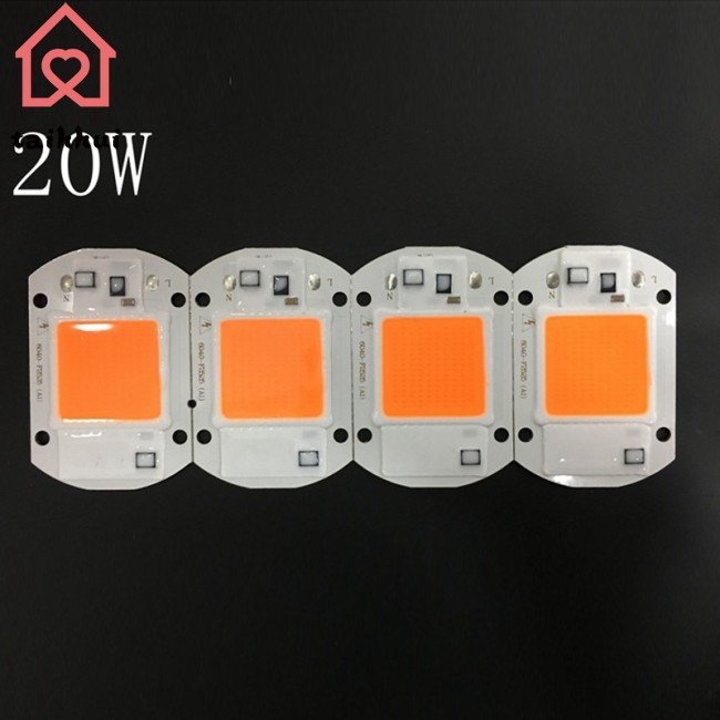 Chip Đèn Led Cob Trồng Cây Đa Năng 110v / 220v 20w / 30w / 50w