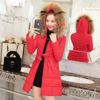 [KÈM ẢNH THẬT] Áo phao dáng dài chiết eo cực xinh