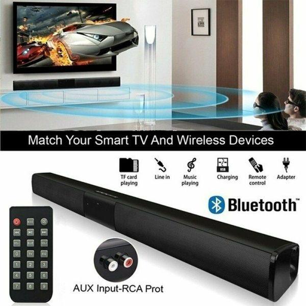 Wireless Bluetooth Sound Bar Speaker System TV Home Theater Soundbar Subwoofer