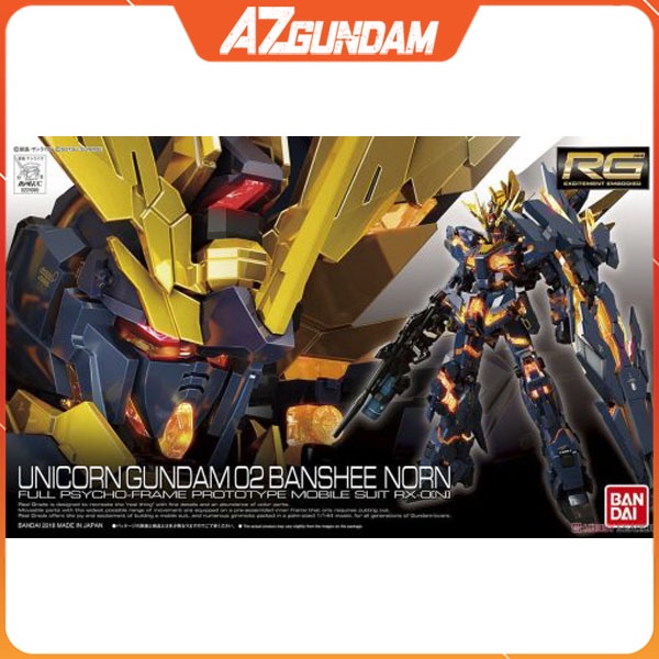 Mô Hình Lắp Ráp Gundam RG 27 Unicorn Gundam 02 Banshee Norn Tỉ Lệ 1/144, Hàng Chính Hãng Bandai - Nhật Bản