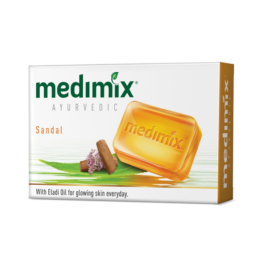 Xà phòng Medimix Ayurvedic Turmeric & Argan oil SÁNG DA-GIẢM THÂM 125g