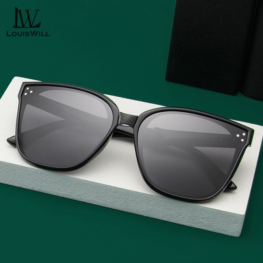 Kính râm LOUISWILL chống nắng chống tia UV400 phong cách retro thể thao chạy xe câu cá hoạt động ngoài trời cho nữ
