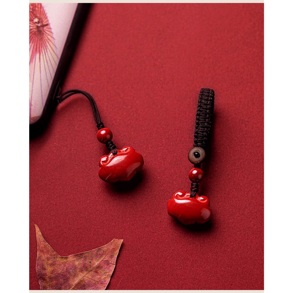 [Hàng Mới Về] Dây Chuyền Móc Điện Thoại Mặt Hình Cát Vàng Đồng Màu Tím Dễ Phối Đồ Thời Trang Xuân Hè Mới Cho Nữ