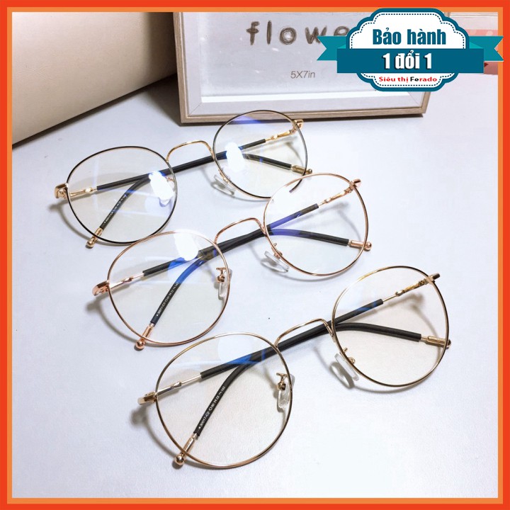 [Gía siêu rẻ] Gọng kính tròn nhận cắt mắt cận viễn loạn mã 30017