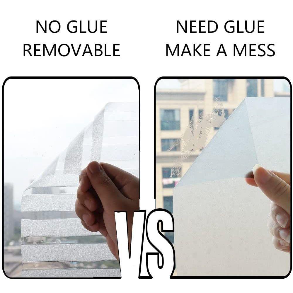 MOCHO Miếng Dán Kính Cửa Sổ Bằng PVC Có Thể Tháo Rời Bảo Vệ Sự Riêng Tư
