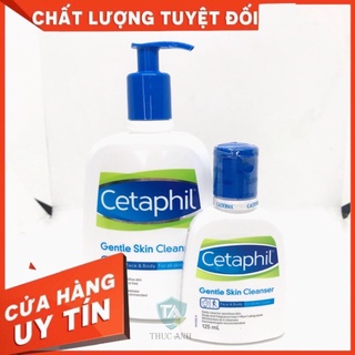 Sữa rửa mặt dịu nhẹ Cetaphil chai 125ml/500ml