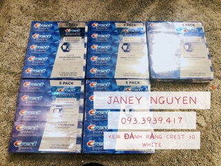 KEM ĐÁNH RĂNG CREST 3D WHITE ADVANCED TRIPLE WHITENING