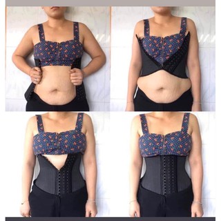 Nịt bụng 25 xương cao su non nhập khẩu hy lạp