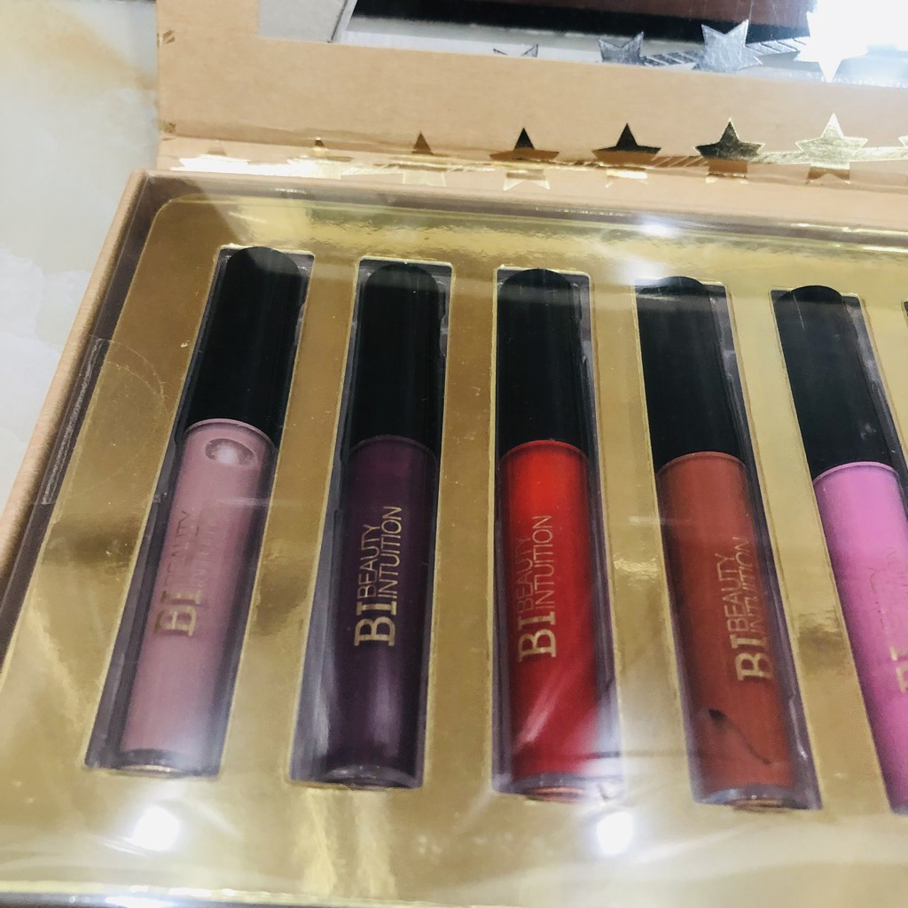 Bộ 12 son Bi BEAUTY INTUITION 12 Piece Lip Gloss Collection Macy's