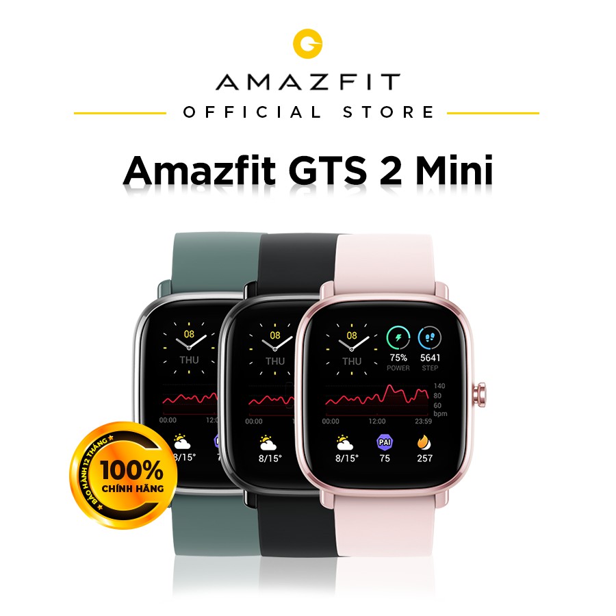 (New version) Đồng Hồ Thông Minh Amazfit GTS 2 Mini - Hàng Chính Hãng - Bảo Hành 12 Tháng
