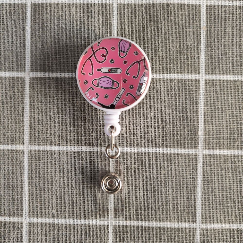 Huy hiệu kiêm kẹp giữ thẻ tên / bảng tên 7 kiểu tùy chọn đáng yêu tiện dụng cho y tá / bác sĩ