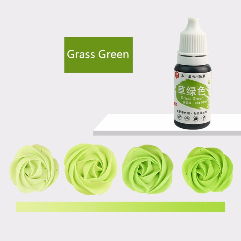 Bộ màu thực phẩm dạng lỏng tự nhiên 10ml để làm bánh ngọt bánh quy bánh nướng trang trí bánh thủ công