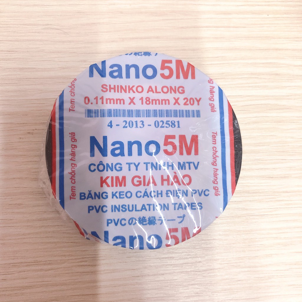 băng keo điện nano 5m 20y yard
