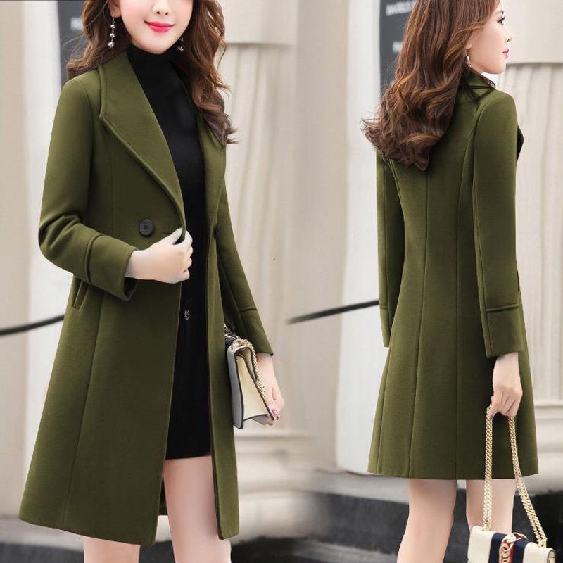 Áo khoác dạ 2 lớp dáng lỡ quảng châu