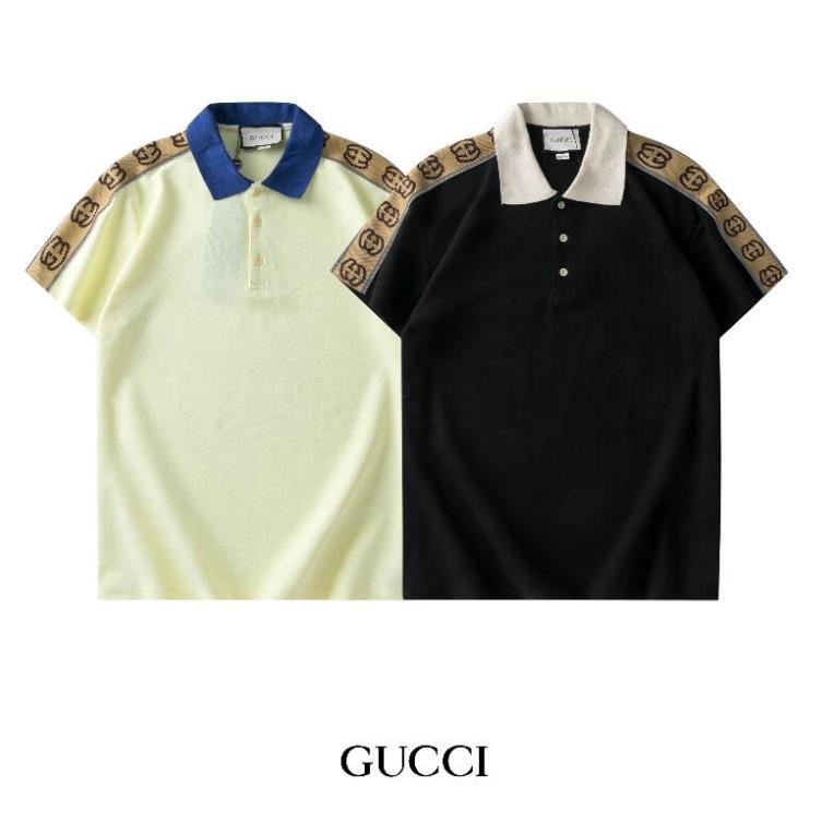 Áo Thun Tay Ngắn Chất Liệu Cotton In Chữ Gucci Thời Trang Dành Cho Cả Nam Và Nữ ⚡