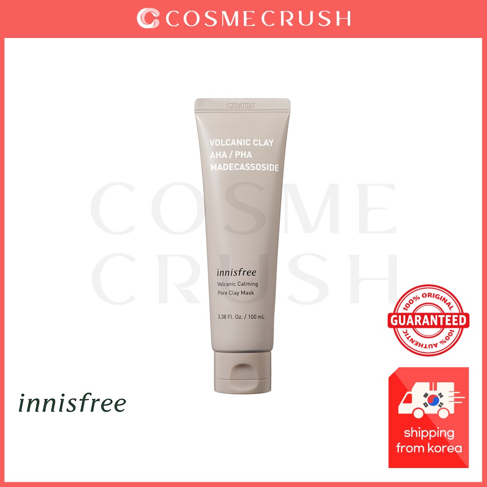 Mặt Nạ Đất Sét Núi Lửa Innisfree Volcanic Calming Pore Clay Mask 100ml Thu Nhỏ Lỗ Chân Lông