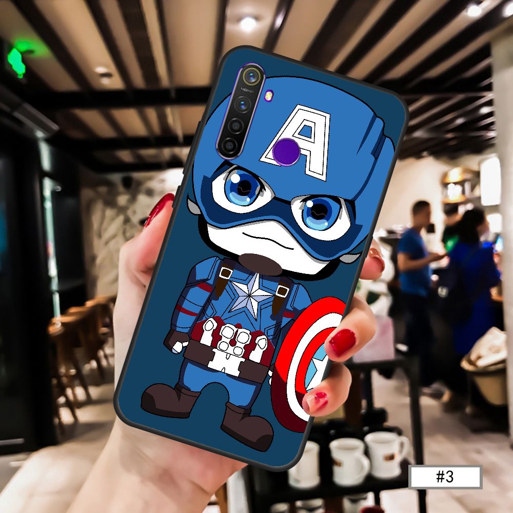 Ốp OPPO RealmeXT Renzo6 3 2 2 F K1 K3 Realme 2 2Pro Marvel Super Hero Iron Man Casing Soft Case Cover