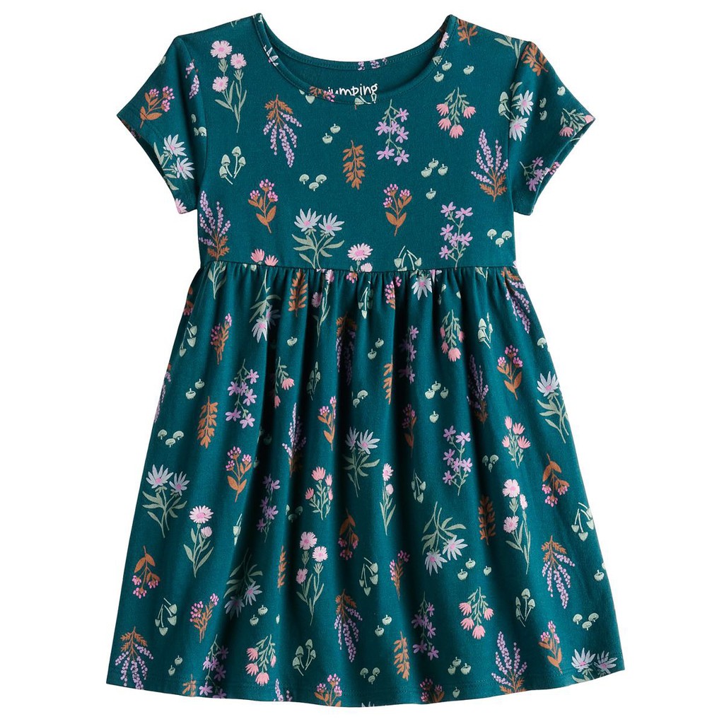 Dress / Đầm thun babydoll JB cho bé gái 8-19kg)