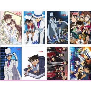 Poster ảnh anime Thám tử lừng danh Conan khổ a3 8 tấm