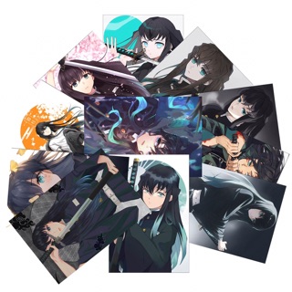 11 Card để ví anime kimetsu no yaiba ép lụa/ ảnh kimetsu no yaiba