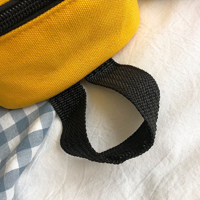 Túi Canvas Đeo Chéo Một Vai Có Gương/Chìa Khóa/Điện Thoại Cho Trẻ Em/Người Lớn