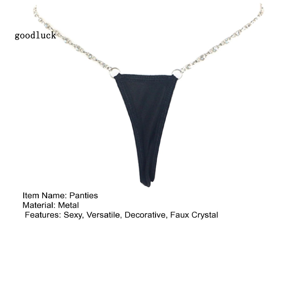 Chúc may mắn| Quần Lót Lọt Khe Phối Dây Xích Quyến Rũ