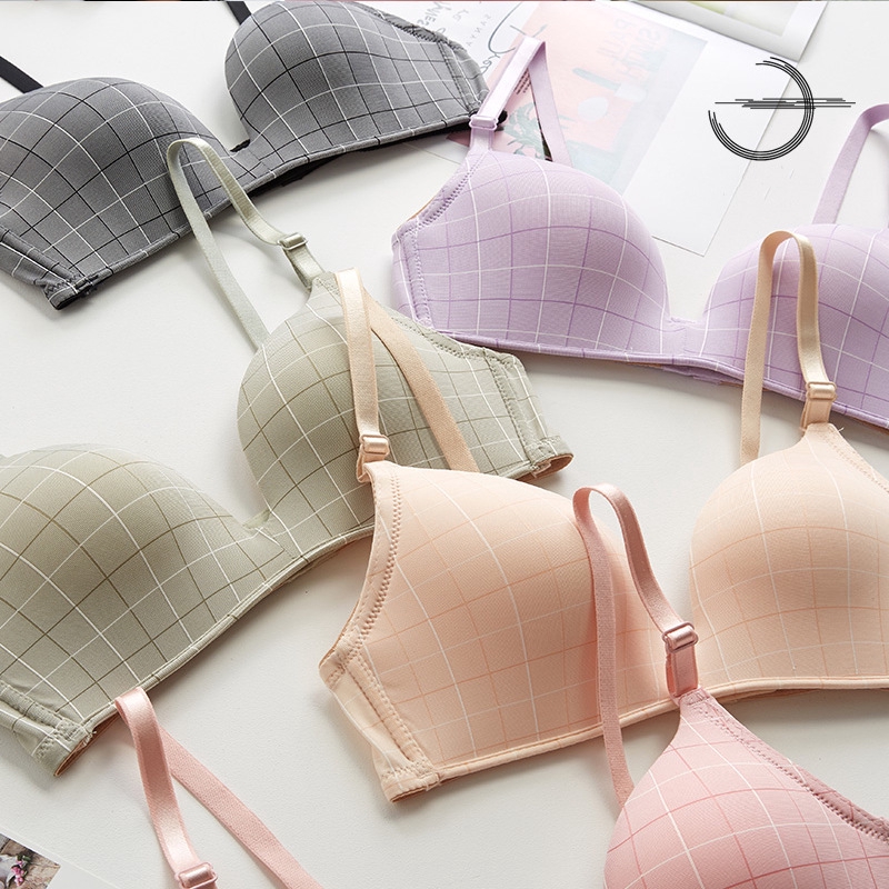 Bộ Đồ Lót Nữ Siêu Nhẹ Họa Tiết Caro