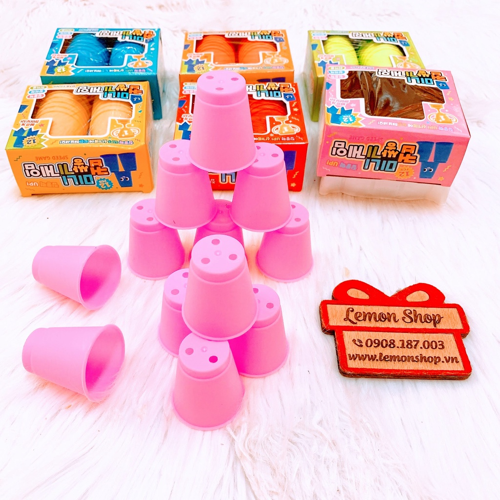 Game Xếp Cốc Tốc Độ - Giao Màu Ngẫu Nhiên
