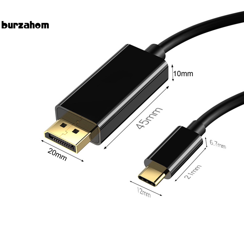 Dây Cáp Chuyển Đổi Usb-C Sang Dp 1.8m Cho Máy Tính | BigBuy360 - bigbuy360.vn