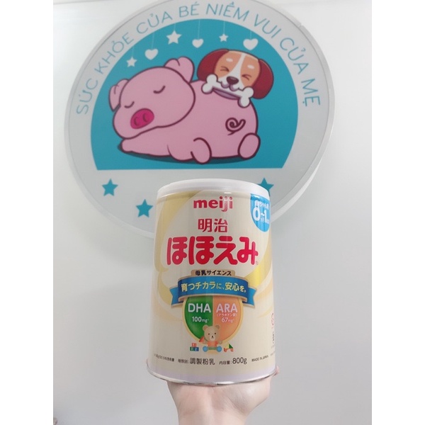 Sữa Meiji, Morinaga nội địa Nhật số 0 và số 1-3 (800g)