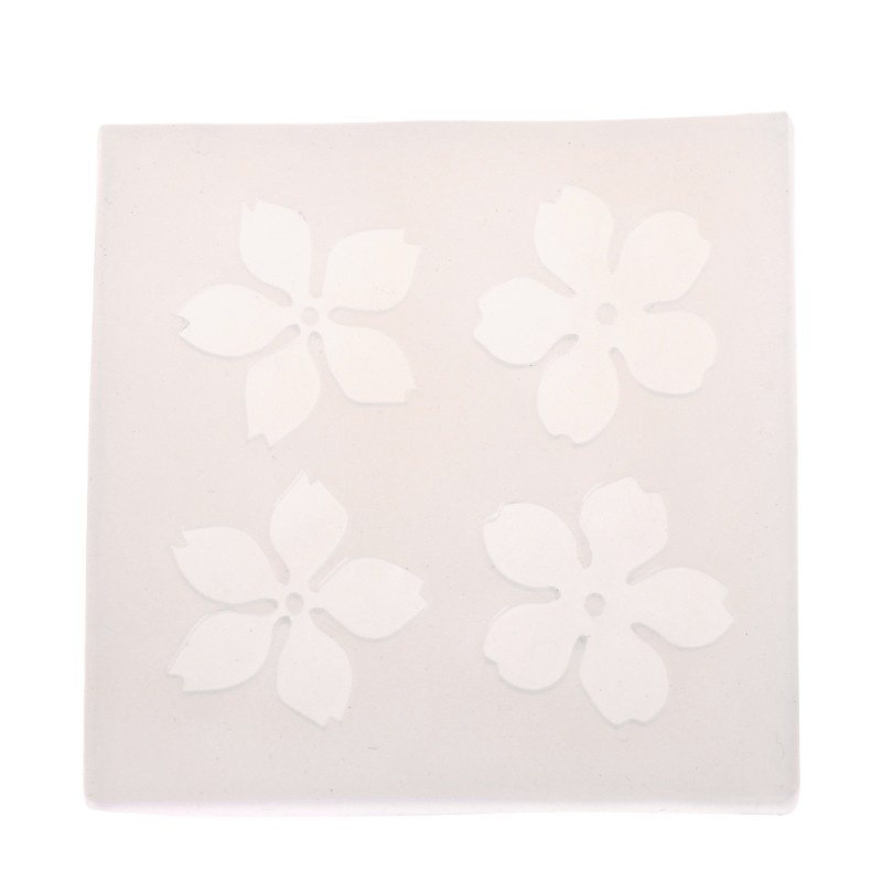 Khuôn Silicone Làm Mặt Dây Chuyền Hình Hoa Lá Trái Tim