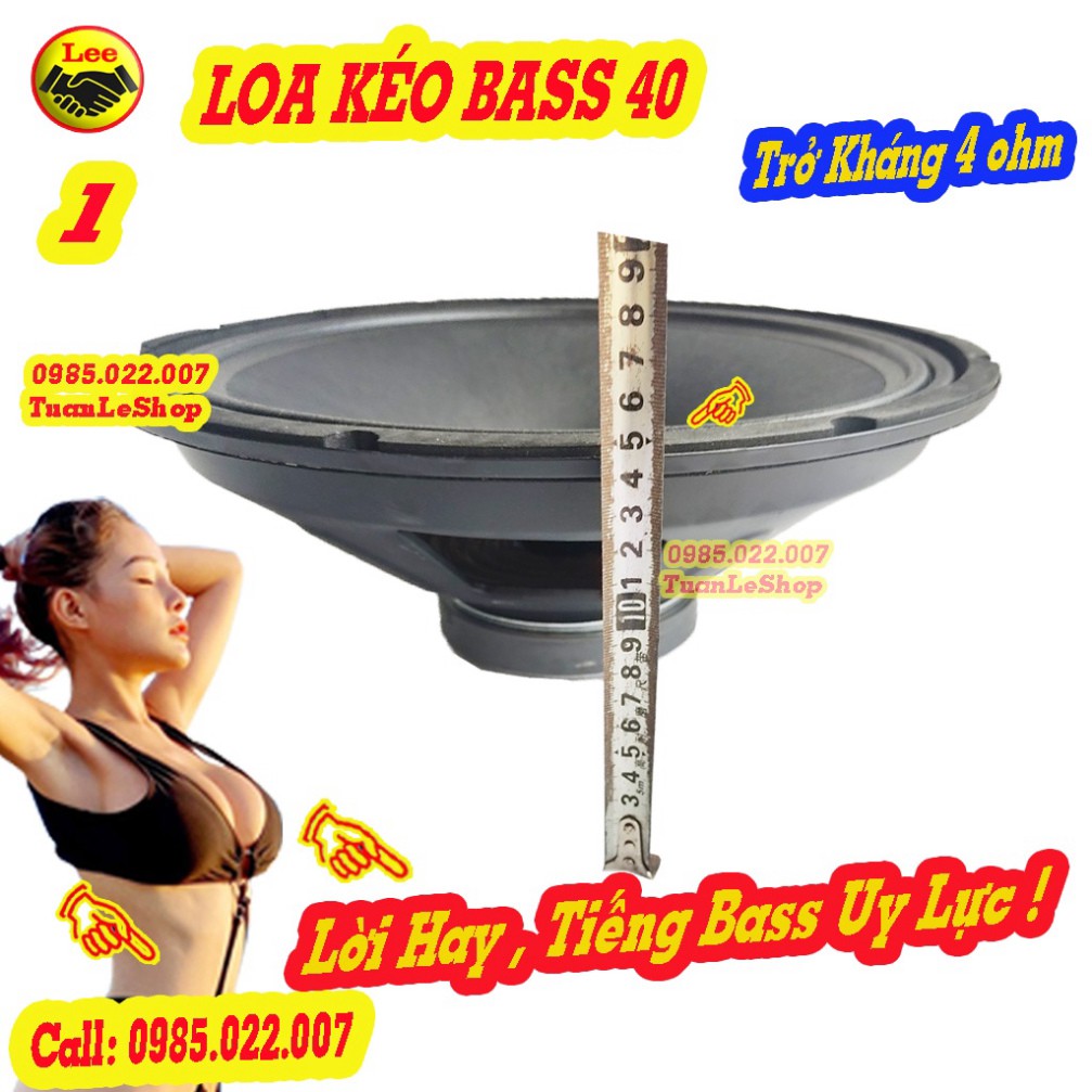 LOA BASS 40 TƯ 140MM COIL 50 CHO LOA KÉO HOẶC AMPLI NHỎ - LOA BASS 4 OHM - GIÁ 1 LOA