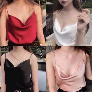 Áo 2 dây lụa sang chảnh nhiều màu