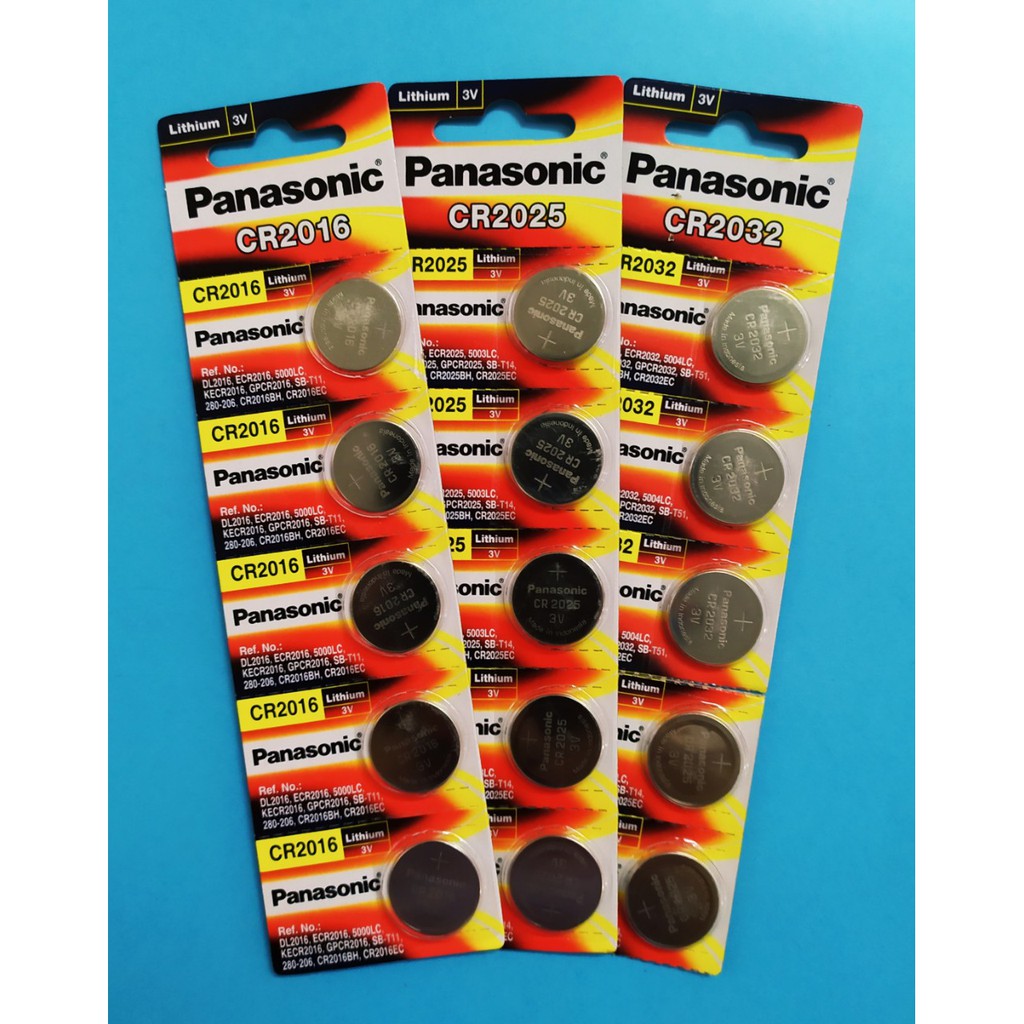 PANASONIC pin Lithium CR2016/2025/2032