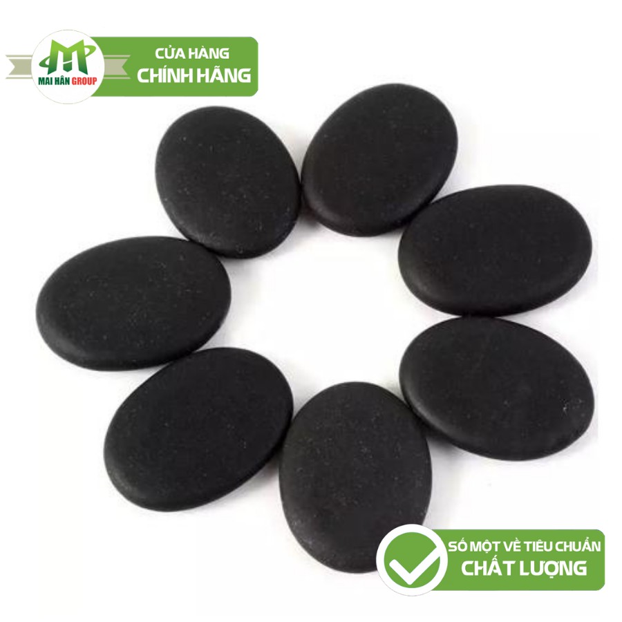 Bộ Viên Đá Massage Mặt Thư Giãn Đẹp Da - Đá Tự Nhiên