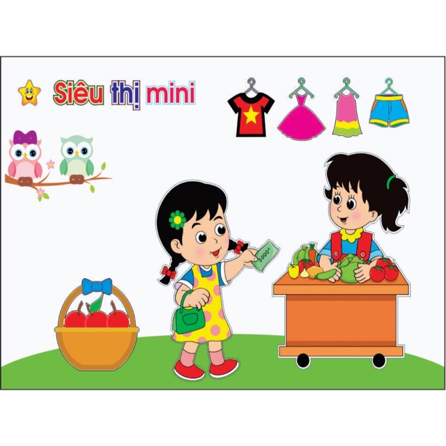 Tranh góc bộ mầm non