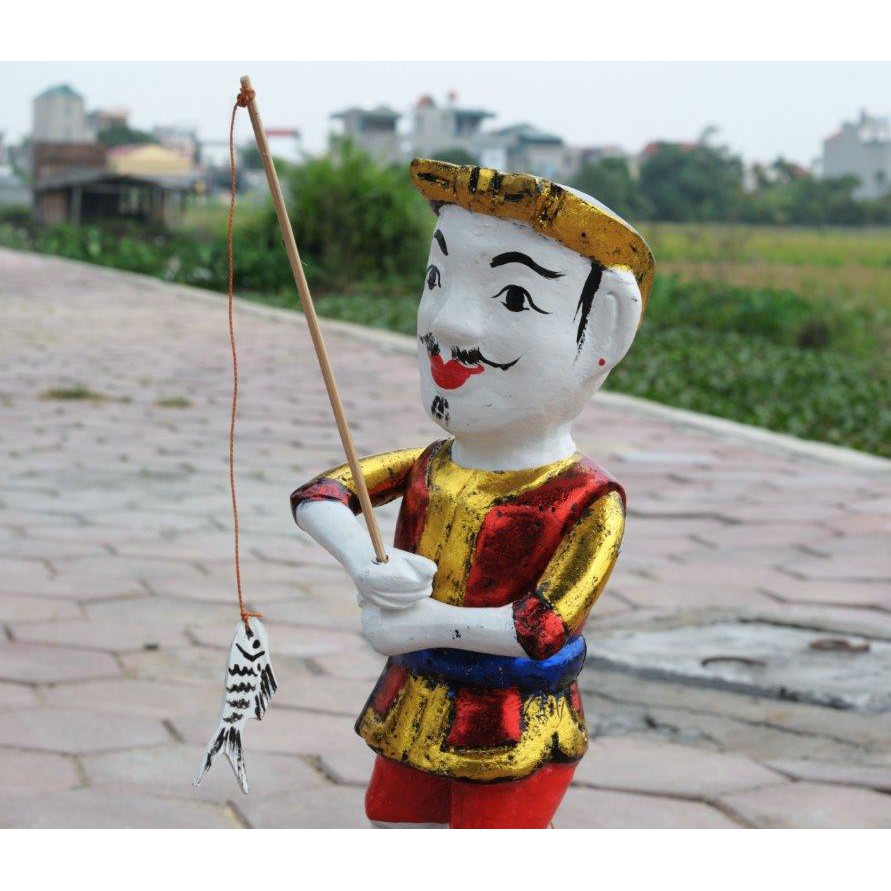 Mua Rối nước dân gian - quà tặng độc đáo, giáo dục trẻ bác nông dân đi ...