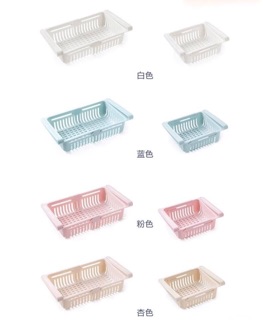set 2 khay đựng đồ tủ lạnh rút gọn