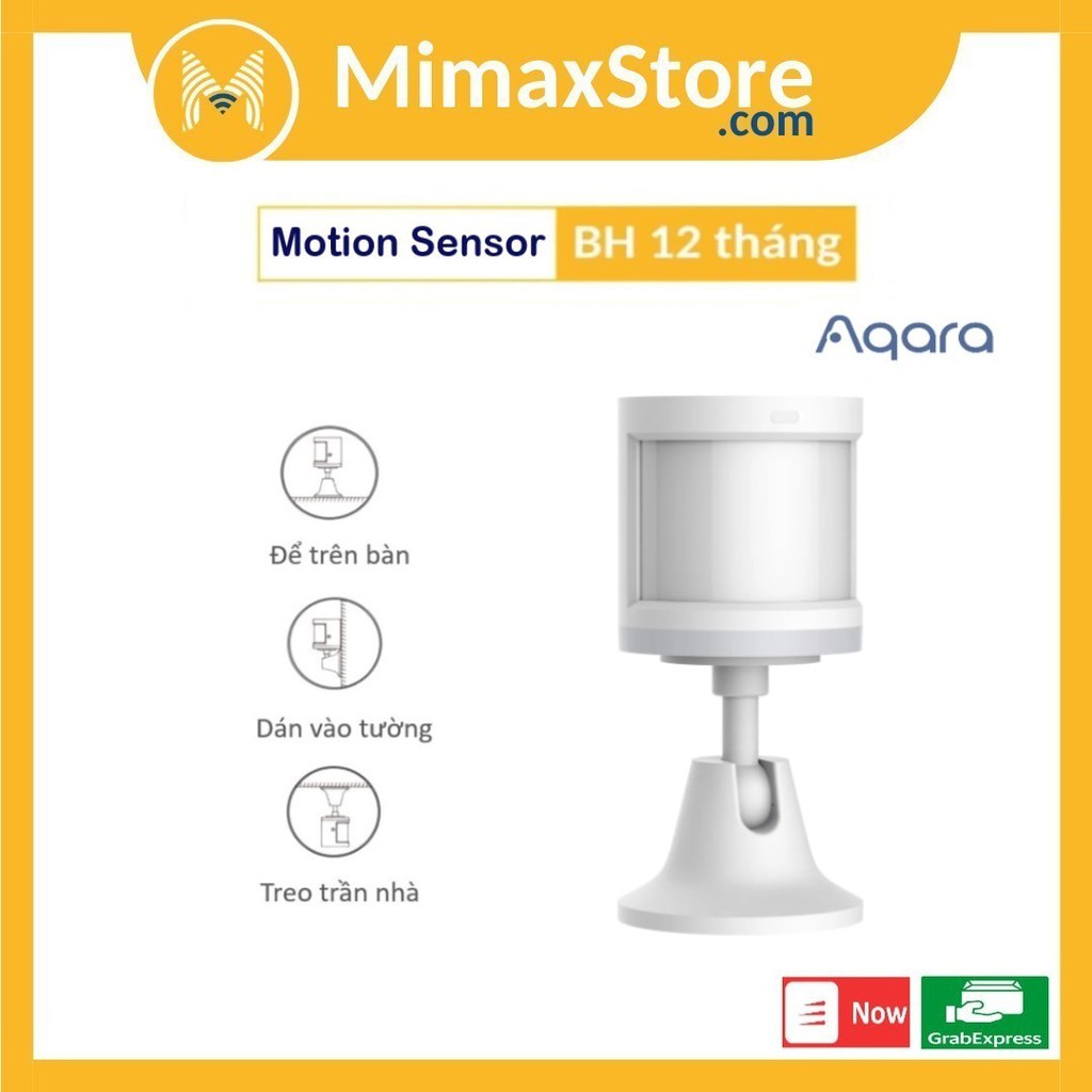 Cảm Biến Chuyển Động Aqara Motion Sensor RTCGQ11LM | Hàng Chính Hãng | Bảo Hành 12 Tháng