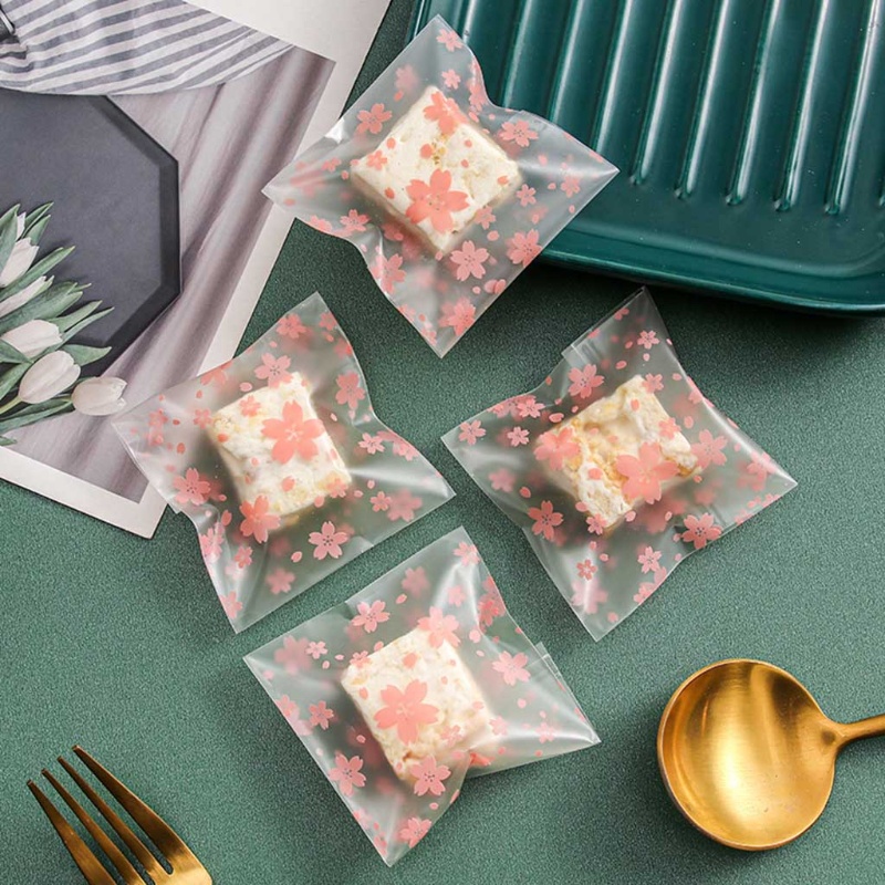 Set 100 túi đựng bánh in họa tiết xinh xắn