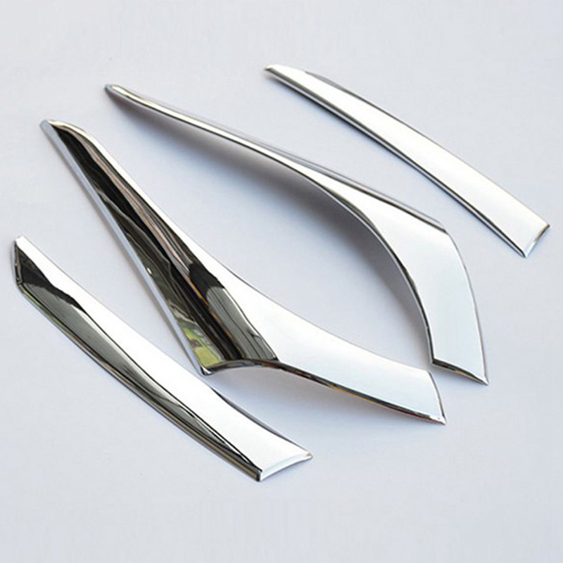 Set 4 Viền Bọc Viền Đèn Đuôi Xe Bằng Crom ABS Cho Mitsubishi Outlander 2016-2019